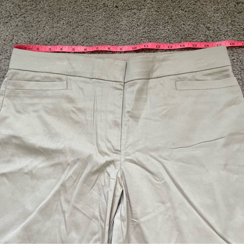 NWT Counterparts Khaki Straight Leg Pants Wheat 12 2272210HA - Picture 2 of 8